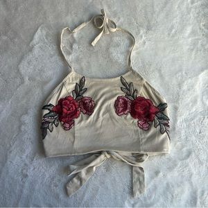 AMERICAN THREADS HALTER TOP